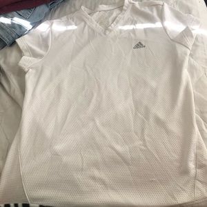 White adidas T-shirt